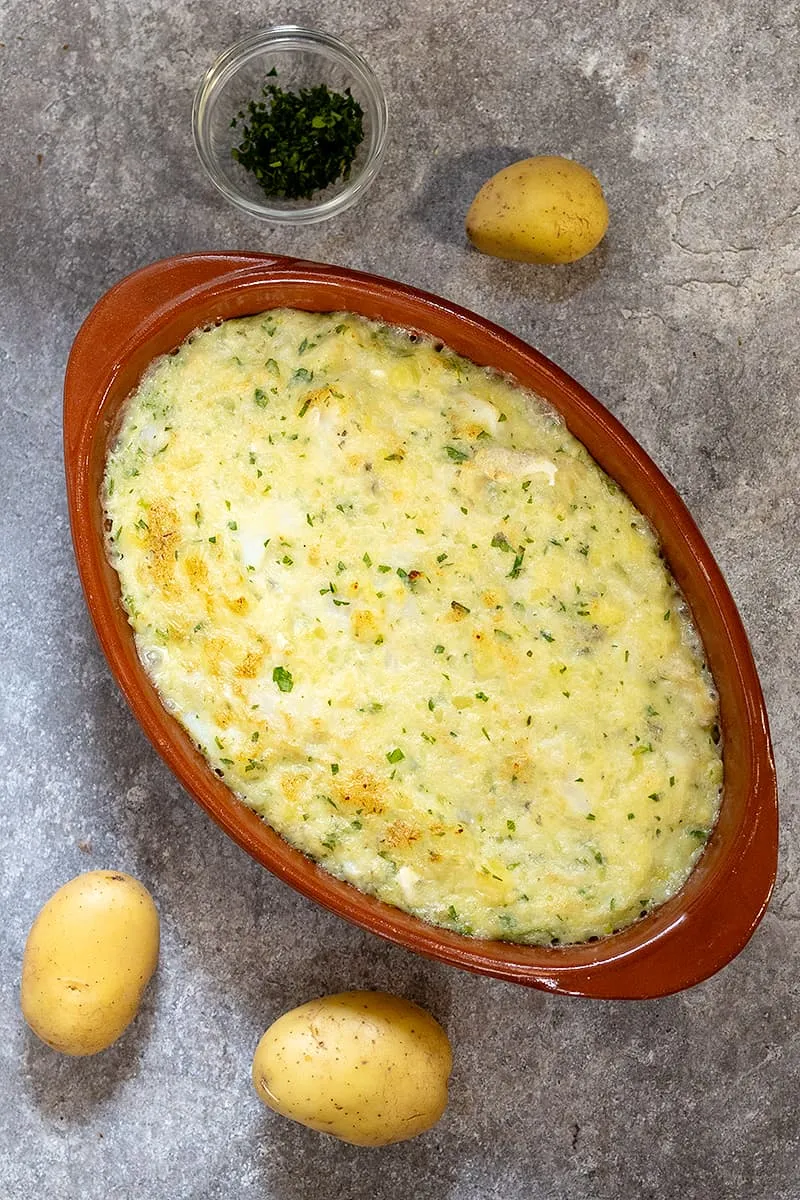 Brandade de morue - purée crémeuse de morue et d'huile d'olive