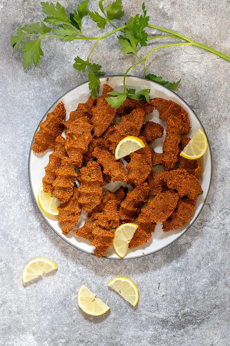 Çiğ köfte - mezze turque vegan