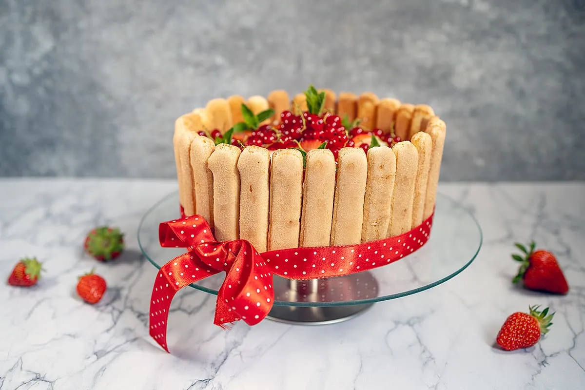 Charlotte Russe aux fruits rouges fait maison