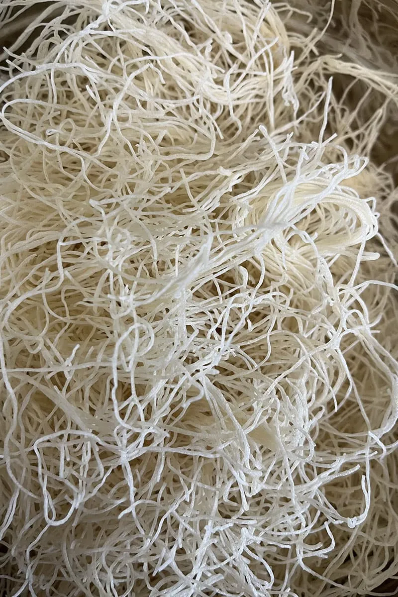 Préparation du künefe - étape 1