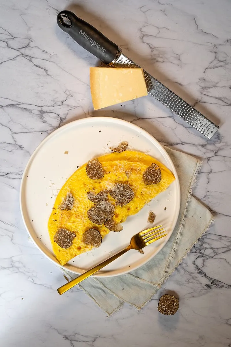 Omelette aux truffles
