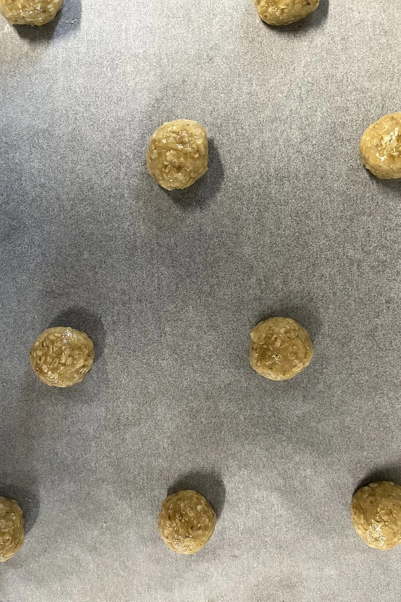 Cuire les havreflarn - étape 1