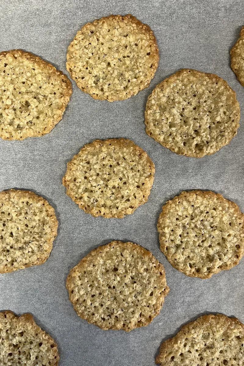 Cuire les havreflarn - étape 2