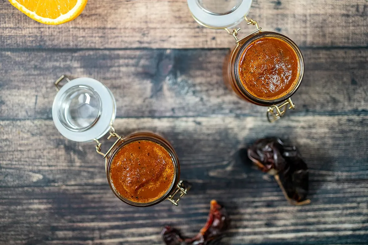 Salsa Guajillo (Sauce mexicaine) - une sauce très douce