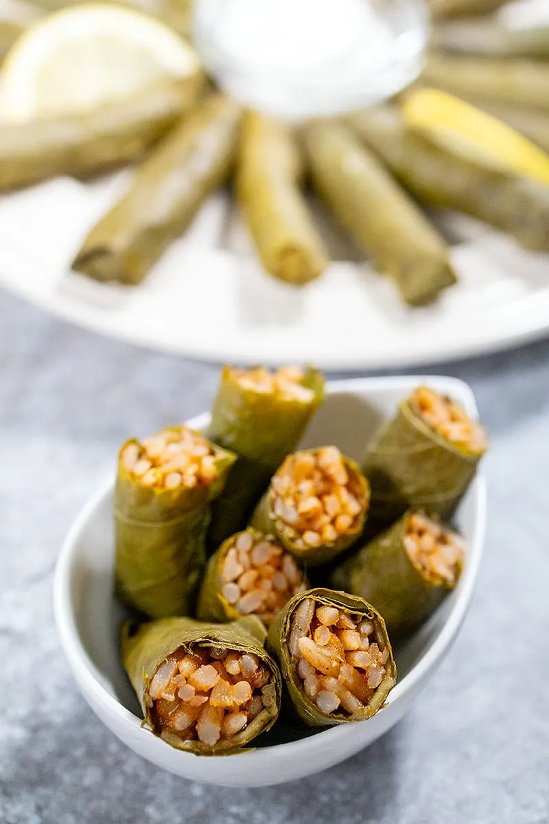 Sarma (Feuilles de vigne farcies turques)