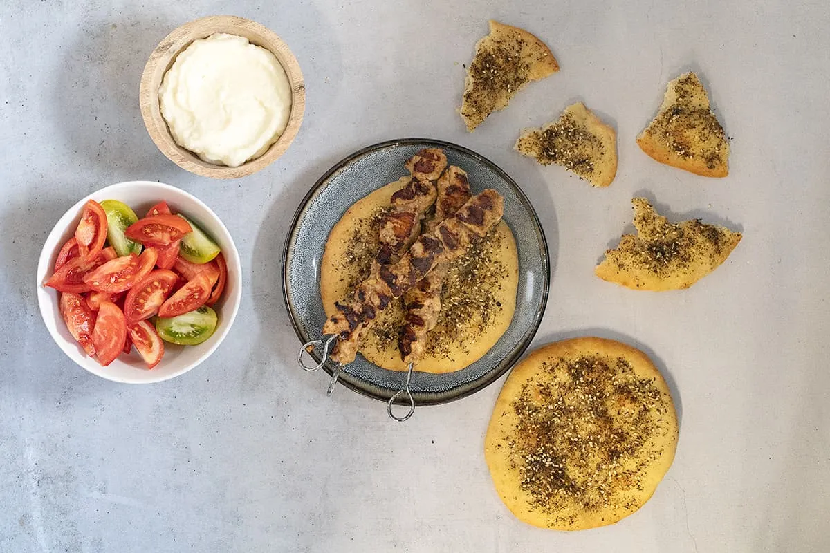 Shish tawook - Brochettes de poulet libanaises