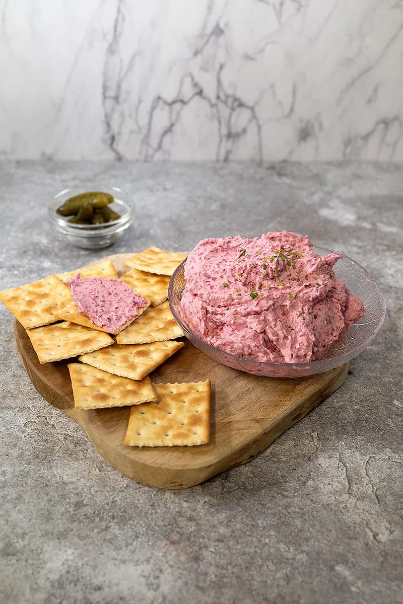 Tartinade de betterave  au fromage frais