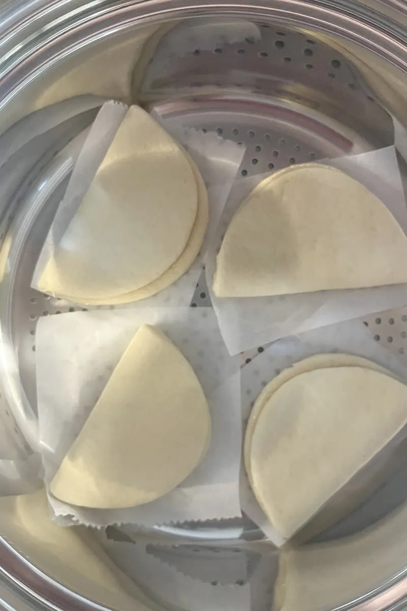 Préparation pour faire des bao buns maison