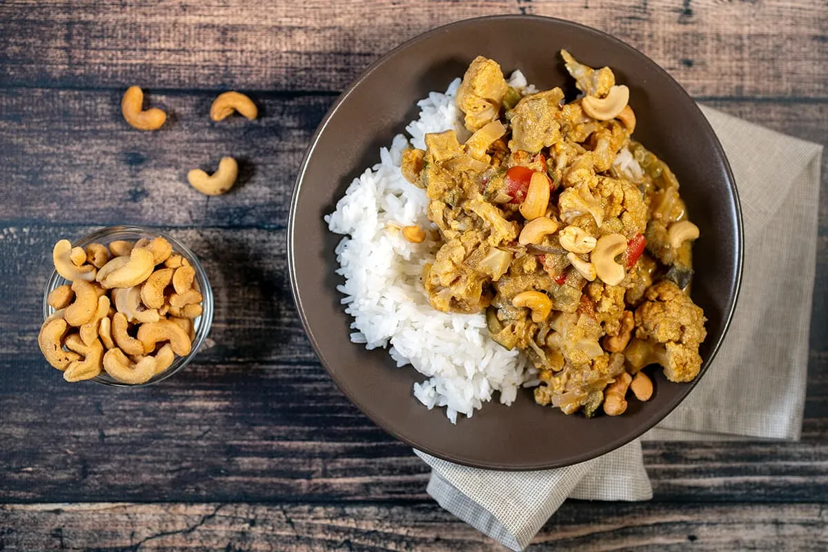 Cari végétarien à la mijoteuse