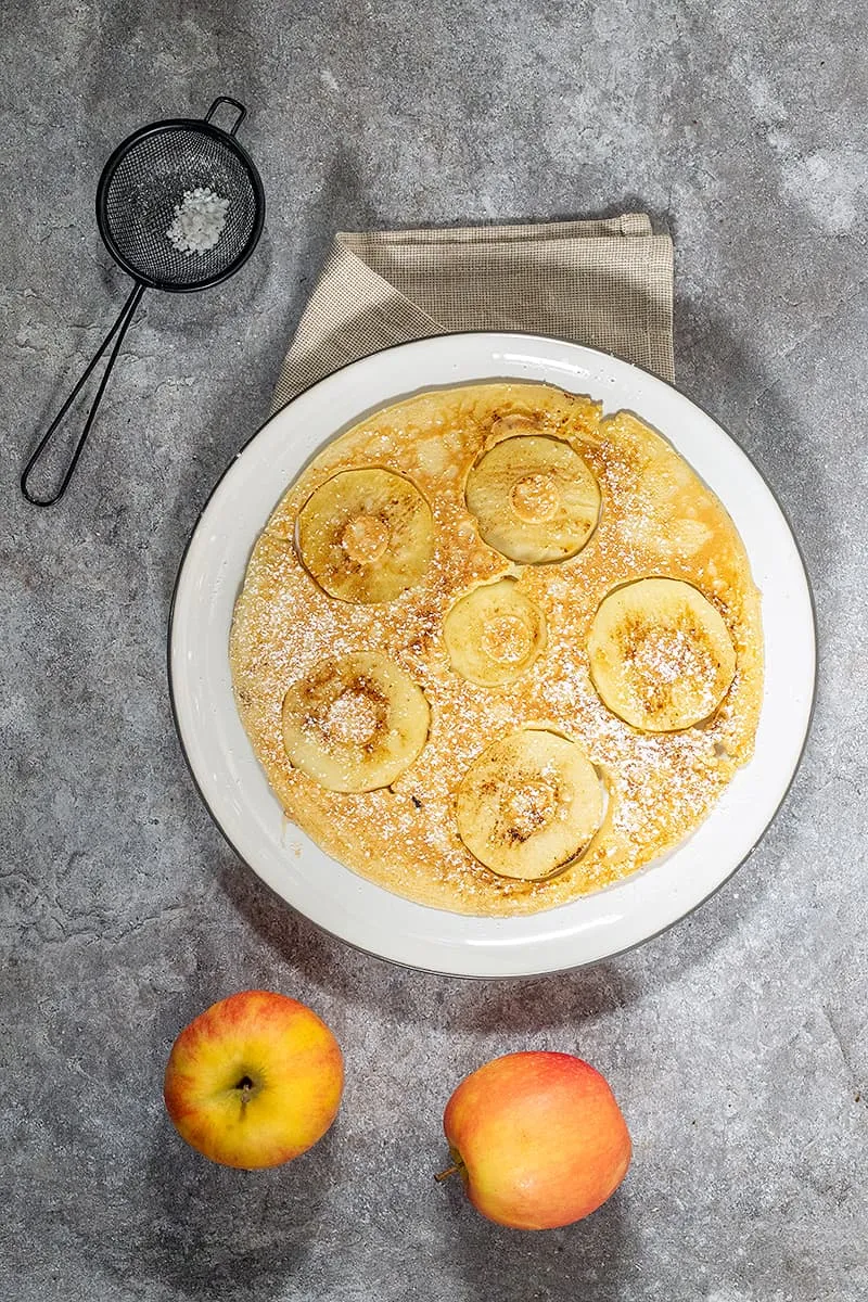 Crêpe de pommes - crêpe d'automne!