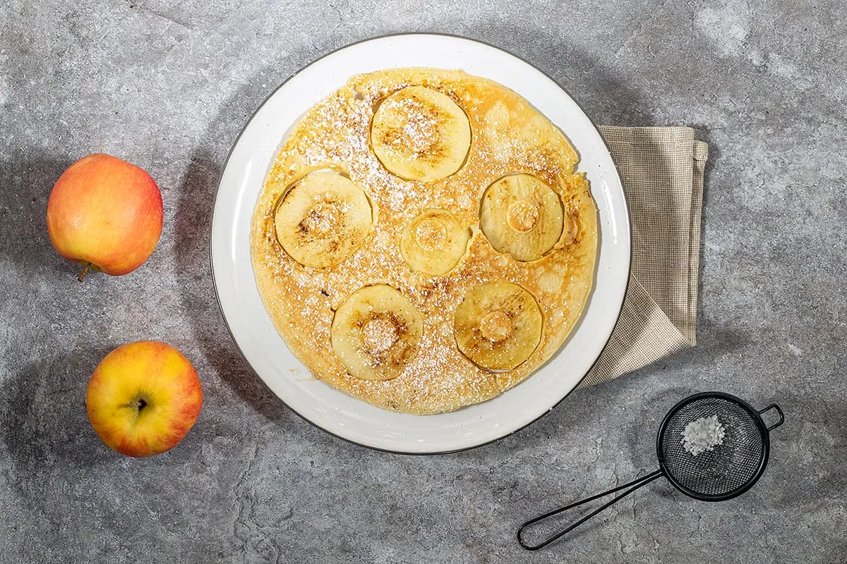 Crêpe de pommes - crêpe d'automne!