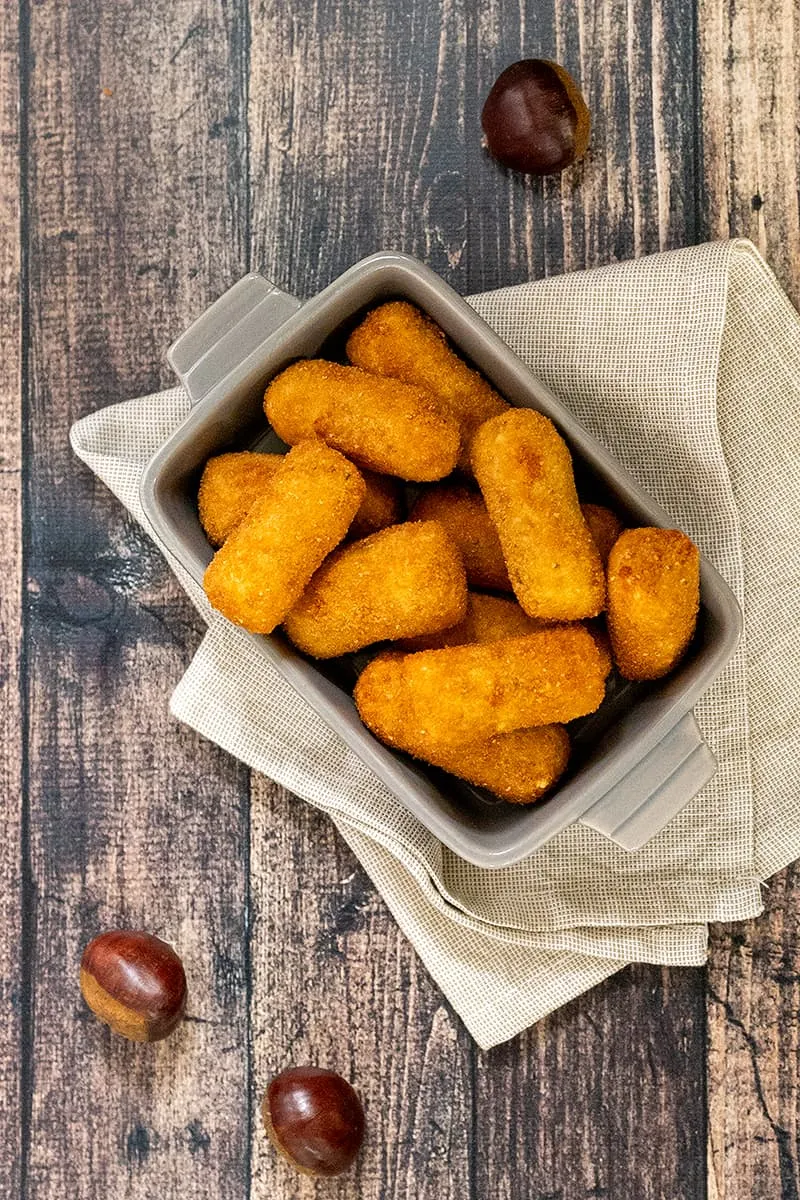 Croquettes de châtaignes - un accompagnement festif