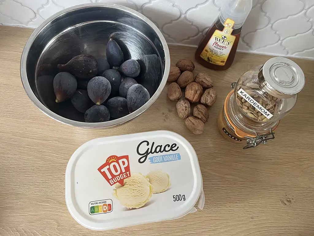 Figues rôties au miel ingrédients