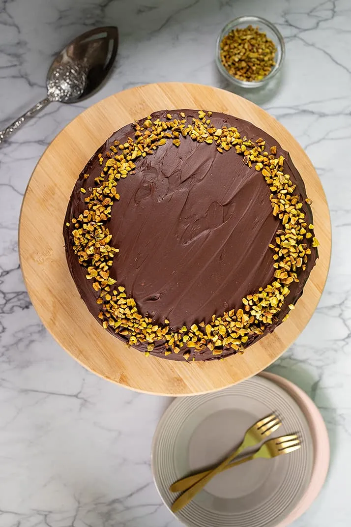 Gâteau au chocolat de Dubaï - avec une saveur riche