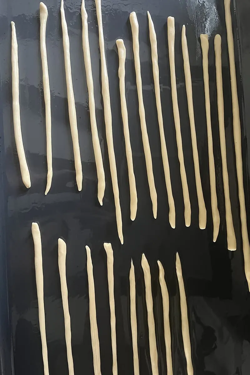 Faire des gressins maison préparation - étape 2