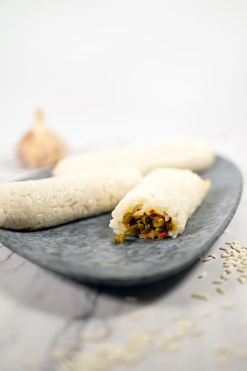 Lemper végétarien – rouleaux de riz aux légumes