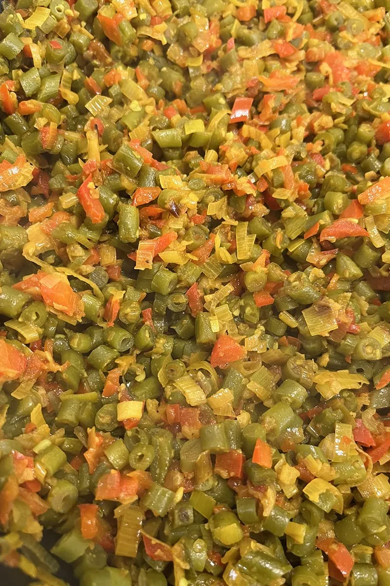 Lemper végétarien préparation