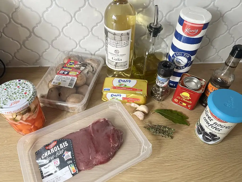 Pica pau ingrédients