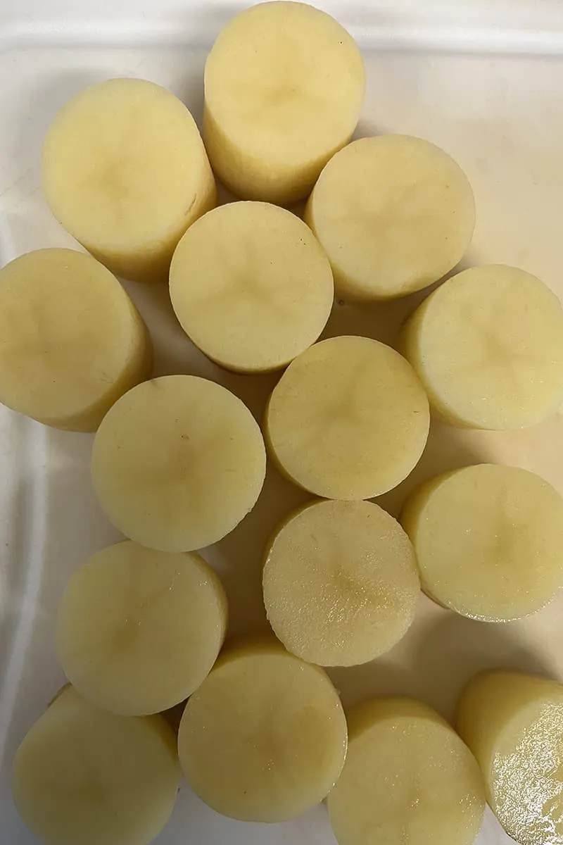 Préparation des pommes de terre fondantes – étape 3