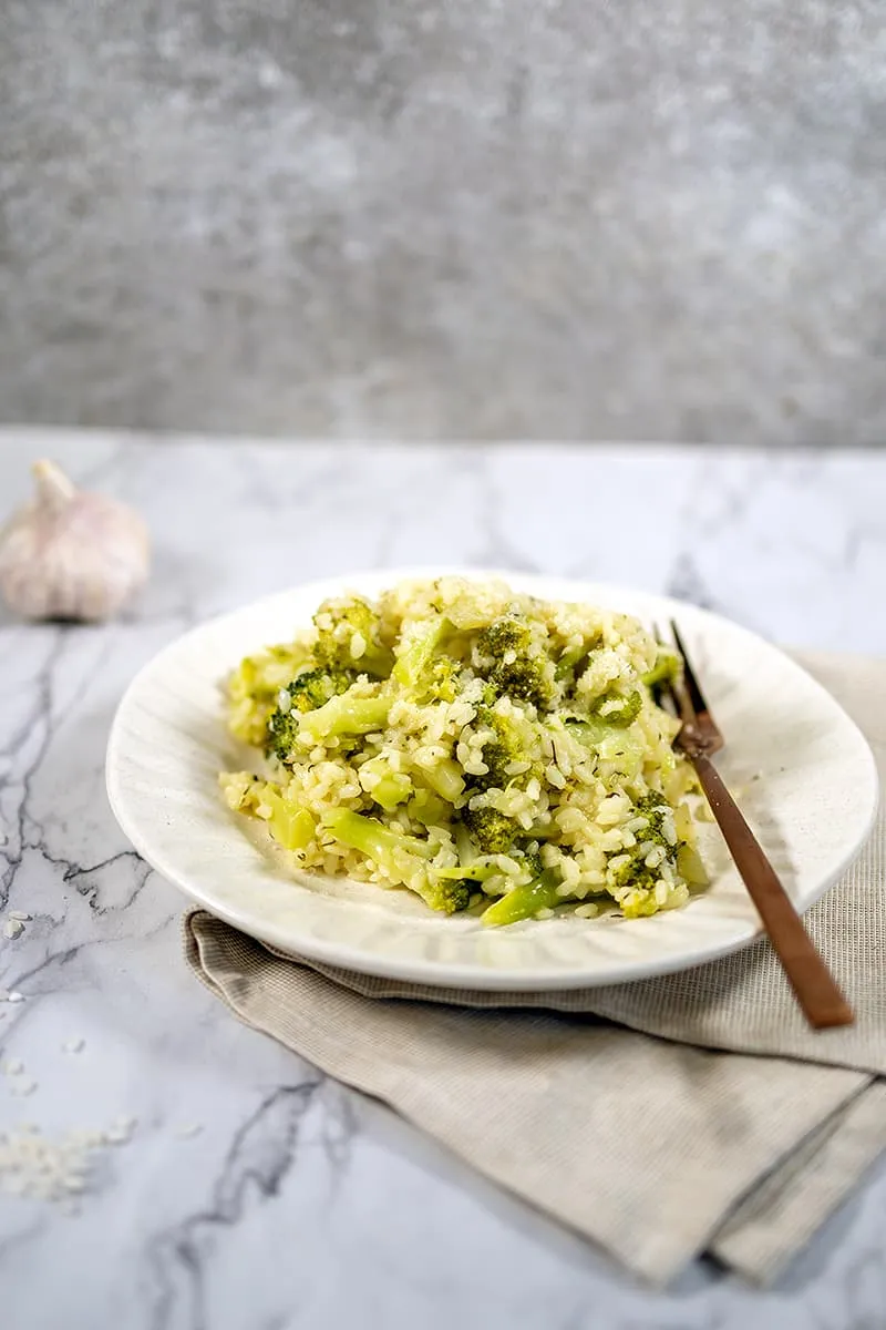 Risotto au brocoli, thym et citron
