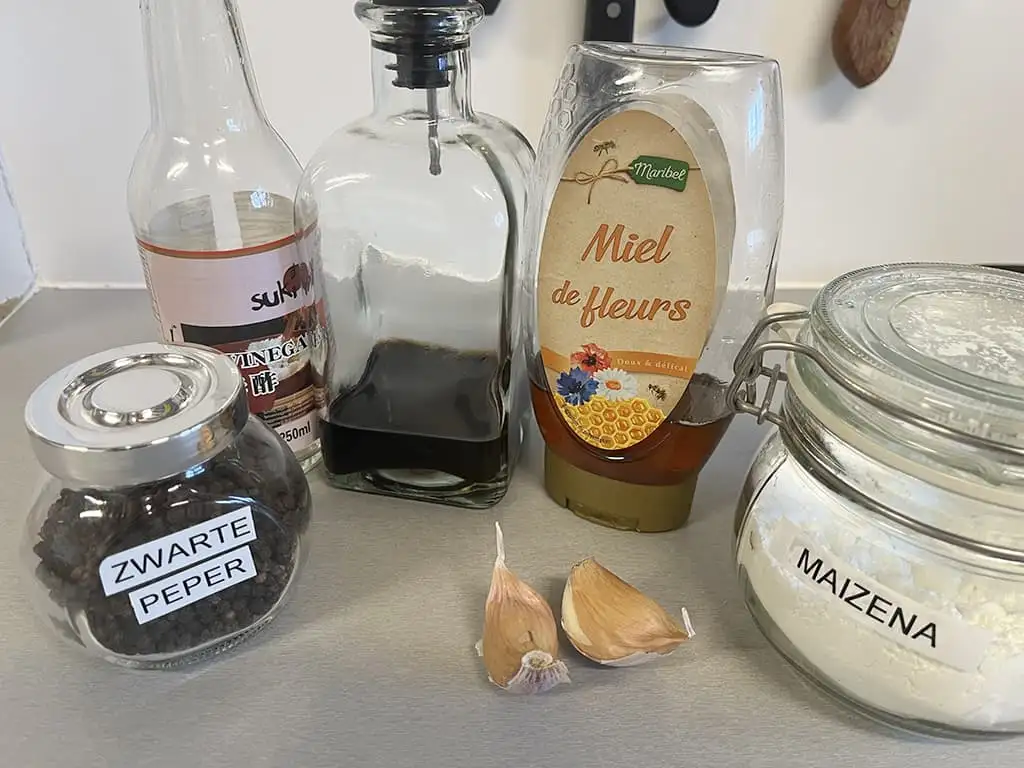 Sauce wok au poivre noir ingrédients