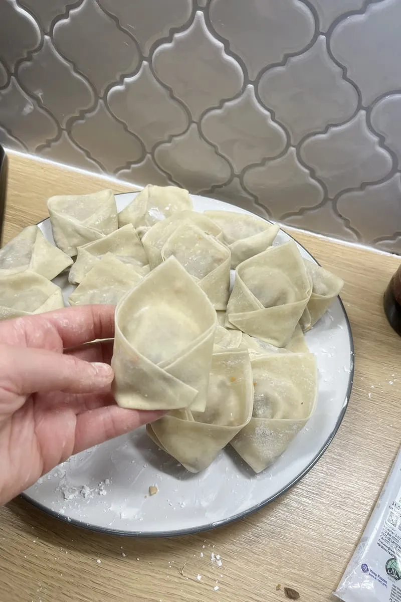 Soupe wonton preparation - etappe 3