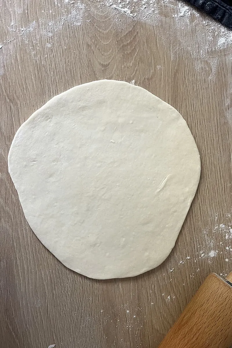 Tortillas de blé maison préparation - étape 1